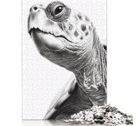 500 Piece Wooden Jigsaw Puzzles Turtle Artwork Jigsaw Puzzle Family Activity 500pcs (52x38cm)