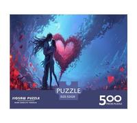 500 Piece Wooden Jigsaw Puzzles Valentines_love Jigsaw Puzzle Family Activity 500pcs (52x38cm)