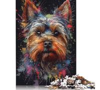 500 Piece Wooden Jigsaw Puzzles Yorkshire Painting Jigsaw Puzzle Family Activity 500pcs (52x38cm)