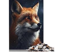 500 Piece Wooden Puzzle For Adults Fox Cool Square Puzzle for Kids Family Games 500pcs (52x38cm)