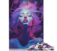 500 Piece Wooden Puzzle For Adults Galaxy Girl No3 Square Puzzle for Kids Family Games 500pcs (52x38cm)