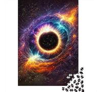 500 Piece Wooden Puzzle For Adults Space Rainbow Ring Square Puzzle for Kids Family Games 500pcs (52x38cm)