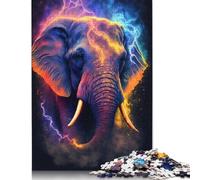 500 Piece Wooden Puzzle For Adults Star Elephant Square Puzzle for Kids Family Games 500pcs (52x38cm)