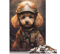 500 Piece Wooden Puzzle For Adults Toy Poodle Soldier Square Puzzle for Kids Family Games 500pcs (52x38cm)