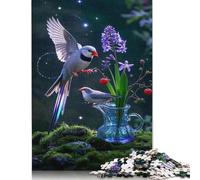 500 Piece Zebra Finch Square Puzzles for Adults & Wooden Puzzles Educational Game 500pcs (52x38cm)