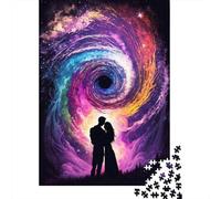 500 PieceBlack Hole Romance Jigsaw Puzzles for Adults And Wooden Puzzle for Puzzles Lovers 500pcs (52x38cm)