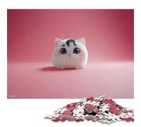 500 PieceCute Cartoon Cat Jigsaw Puzzles for Adults And Wooden Puzzle for Puzzles Lovers 500pcs (52x38cm)