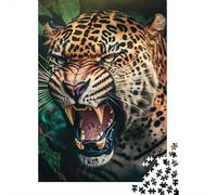 500 PieceJaguar Jigsaw Puzzles for Adults And Wooden Puzzle for Puzzles Lovers 500pcs (52x38cm)