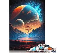 500 PieceNew Earth Universe Cosmos Jigsaw Puzzles for Adults And Wooden Puzzle for Puzzles Lovers 500pcs (52x38cm)