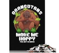 500 PieceOrangutan Gift Funny Jigsaw Puzzles for Adults And Wooden Puzzle for Puzzles Lovers 500pcs (52x38cm)
