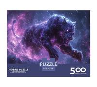 500 PiecePurple Panther Jigsaw Puzzles for Adults And Wooden Puzzle for Puzzles Lovers 500pcs (52x38cm)