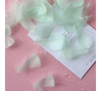 500 Pieces 5-8cm Natural Goose Feathers,Fluffy & Soft Colored Feathers Bulk for DIY Craft Wedding Party Home Decorations Dream Catcher Supplies (Immortal Green)