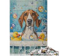 500 Pieces A American English Coonhou Jigsaw Puzzles for Adults Puzzles for Teenagers Gifts Educational Game for Adult Teenagers 500pcs (52x38cm)