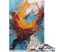 500 Pieces Abstract Painting 04 Jigsaw Puzzle Puzzles for Adults & Teenager for Adults Teenagers Age 14+ 500pcs (52x38cm)