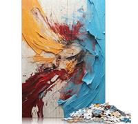 500 Pieces Abstract Painting 09 Puzzle Adult Jigsaw Puzzle Relax Puzzles Games 500pcs (52x38cm)