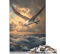 500 Pieces Albatross Seabird in Flight Jigsaw Puzzle Wooden Puzzles for Teenagers Gifts Home Decoration Puzzle Toys 500pcs (52x38cm)