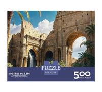 500 Pieces Ancient Roman Architecture Jigsaw Puzzles Cartoon Anime for Adults Intellectual Toy Stress Relief Decoration Educational Game Relaxation Intelligence 500pcs (52*38cm)