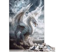 500 Pieces Angel Dragon in The Clouds Puzzle for Adults Puzzles for Adults & Teenager Secret Santa Gifts 500pcs (52x38cm)