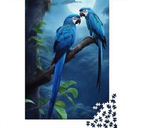 500 Pieces Animal Art Parrot Jigsaw Puzzles Difficulty Jigsaw Puzzles Education Games Toys 500pcs (52x38cm)