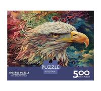 500 Pieces Art Eagle Square Jigsaw Puzzles for Adults And Wooden Puzzles 500pcs (52x38cm)