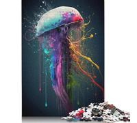 500 Pieces Art Mushroom Jigsaw Puzzles Adults Difficulty Jigsaw Puzzles Education Toys Games 500pcs (52x38cm)