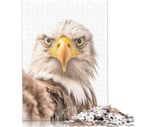 500 Pieces Bald Eagle Selfie Jigsaw Puzzle Puzzle Jigsaws for Adults for Adults 500pcs (52x38cm)