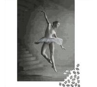 500 Pieces Ballerina Square Jigsaw Puzzles for Adults And Wooden Puzzles Children Puzzles 500pcs (52x38cm)
