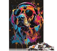 500 Pieces Beagle Colorful Square Jigsaw Puzzles for Adults And Wooden Puzzles Children Puzzles 500pcs (52x38cm)