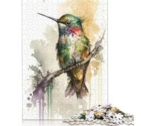 500 Pieces Bird Hummingbird Jigsaw Puzzles for Adults & Teenager for Adults Teenagers Age 12+ 500pcs (52x38cm)