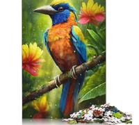 500 Pieces Bird In Paradise Jigsaw Puzzles Adults Difficulty Puzzles Strengthen Relationships between Family Members 500pcs (52x38cm)