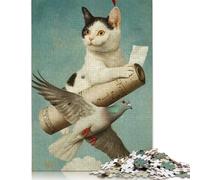 500 Pieces Bird of Peace Creative Square Jigsaw Puzzles for Adults And Wooden Puzzles Challenging Game 500pcs (52x38cm)