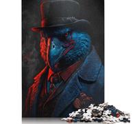 500 Pieces Bird of Prey Noir Creative Square Jigsaw Puzzles for Adults And Wooden Puzzles Challenging Game 500pcs (52x38cm)