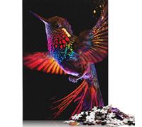 500 Pieces Bird with Neon Paint Jigsaw Puzzle Difficulty Puzzle Education Games Toys 500pcs (52x38cm)