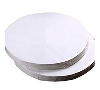 500 Pieces Burger Paper 11.5 cm Diameter for Hamburger Patties Wax Paper Non-Stick Paper Baking Paper Press Patties Papers Patty Oil Paper BBQ Accessories Hamburger
