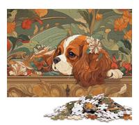 500 Pieces Cavalier Art Nouveau Style Puzzle for Adults Puzzle Adult Jigsaw Puzzle Learning Educational Toys 500pcs (52x38cm)