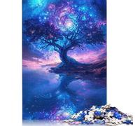 500 Pieces Celestial Starlight Grove Creative Square Jigsaw Puzzles for Adults And Wooden Puzzles Challenging Game 500pcs (52x38cm)