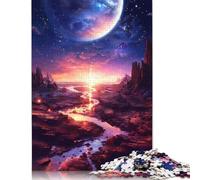 500 Pieces Celestial Wilderness Square Jigsaw Puzzles for Adults And Wooden Puzzles Children Puzzles 500pcs (52x38cm)