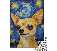 500 Pieces Chihuahua Puzzles Jigsaw Adults Difficulty Jigsaw Puzzle Relaxing Games Toy 500pcs (52x38cm)