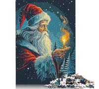 500 Pieces Christmas Magic Jigsaw Puzzle Adults Difficulty Puzzles Educational Toy Games Family Decoration 500pcs (52x38cm)