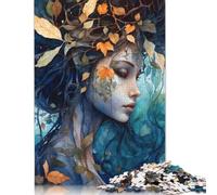 500 Pieces Cold Autumn Evening Puzzle, Puzzle Jigsaw Puzzles Challenge Jigsaw Puzzle Impossible Puzzle Game for Adults 18+ 500pcs (52x38cm)