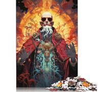 500 Pieces Colorful Psychedelic Jigsaw Puzzle Difficulty Puzzle Education Games Toys 500pcs (52x38cm)