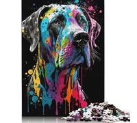 500 Pieces Colourful Beagle Jigsaw Puzzle Difficulty Puzzle Education Games Toys 500pcs (52x38cm)