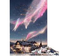 500 Pieces Colourful Dream Clouds Jigsaw Puzzles Adults Difficulty Jigsaw Puzzles Education Toys Games 500pcs (52x38cm)