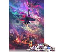 500 Pieces Colourful Fighter Puzzle Jigsaw Adults Puzzles Difficulty Jigsaw Educational Game Toy 500pcs (52x38cm)