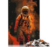 500 Pieces Cosmic Rhythms Creative Square Jigsaw Puzzles for Adults & Wooden Puzzles Challenging Game 500pcs (52x38cm)