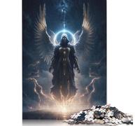 500 Pieces Cosmos Warrior Puzzle, Puzzle Jigsaw Puzzles Challenge Jigsaw Puzzle Impossible Puzzle Game for Adults 18+ 500pcs (52x38cm)