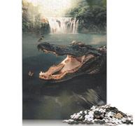500 Pieces Crocodile And Sparrow Puzzle for Adults Puzzle Adult Jigsaw Puzzle Learning Educational Toys 500pcs (52x38cm)