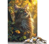500 Pieces Cute Aesthetic Cat Jigsaw Puzzles for Adults Puzzle Adult Jigsaw Puzzle Puzzles for Adults Teens 500pcs (52x38cm)