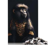 500 Pieces Dark Royal Lion Portrait for Adults Difficult Jigsaw Puzzles Puzzle Jigsaws for Adults for Home Decoration 500pcs (52x38cm)