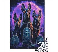 500 Pieces Doberman Jigsaw Puzzle Difficulty Puzzle Education Games Toys 500pcs (52x38cm)